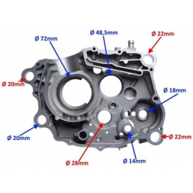 Right side engine crankcase SHINERAY ATV250 ST-9E