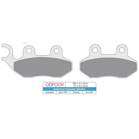 DP BRAKES ODP stabdžių trinkelės Gas Gas / Peugeot / Sym / Yamaha 50-300cc 96-22