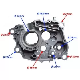 Right side engine crankcase SHINERAY ATV250 ST-9E