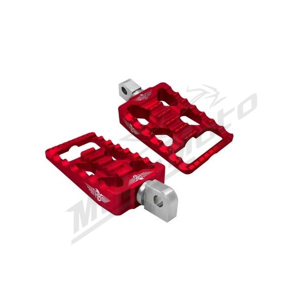 HEINZ BIKES MX V1Foot Pegs Front Harley Davidson FLDE / FLSL / FXBB / FXLR / FXST 1750/1923 18-25