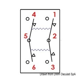 Marina R toggle switch (ON)-OFF-(ON)