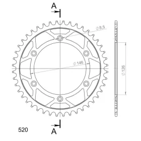 Supersprox / JT Rear sprocket 49T Suzuki DR-Z / RM-Z / RM 125-450cc 99-24