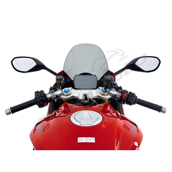 WRS Race priekinis stiklas Lengvai Tamsintas Ducati Panigale V2 890cc 25->