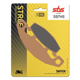 SBS HS Street Excel 597HS Sintered Front Brake Pads Kawasaki / Suzuki 125-1100cc 86-07