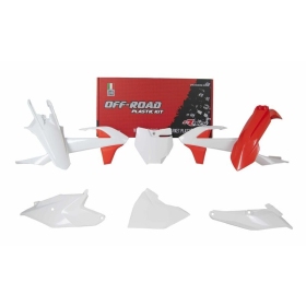 RACETECH Plastikų komplektas KTM SX 85cc 18-19 Balta/ Raudona