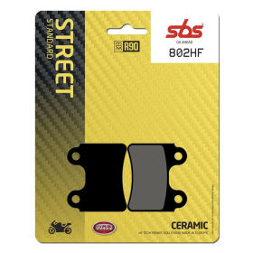 SBS 802HF Street Ceramic Organic Brake Pads AJP / TRS 125-300cc 04-19