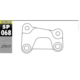 GALFER Brake disc/caliper adapter Ø320mm Left Harley Davidson
