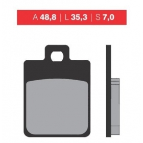 STABDŽIŲ TRINKELĖS NOVASCOOT FT4014 / MCB827 SINTERED