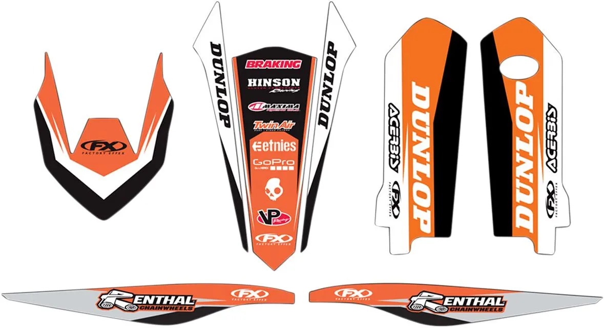 FACTORY EFFEX Trim Kit Graphics KTM SX / SX-F 125-450cc 11-12