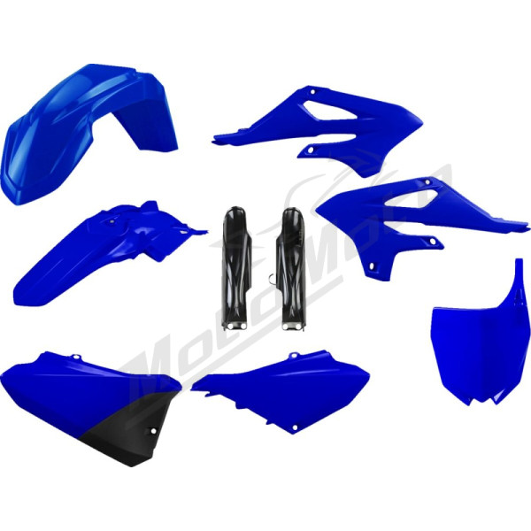 POLISPORT Mėlynas/juodas plastikų komplektas Yamaha YZ 85cc 22-26