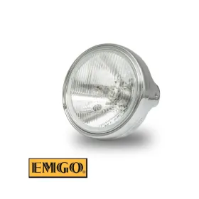 EMGO Universalus priekinis žibintas chromuotas Ø178mm