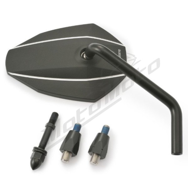 DAYTONA D-MIRROR-7 ROD Universal black mirror M10 1pc