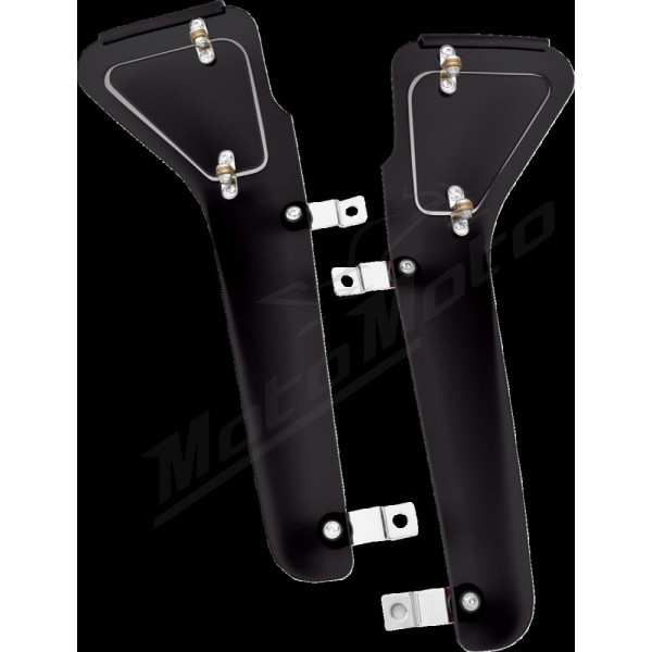 SHOW CHROME Upper Wind Deflectors HONDA GL 1800 01-17