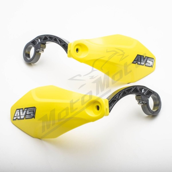 AVS RACING Handguards Kit Plastic Yellow