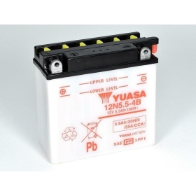 Battery YUASA - 12N5.5-4B 12V 5.8Ah without Acid Pack