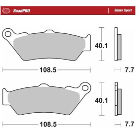 MOTO-MASTER Sinter Sport Front Brake Pads Aprilia / BMW / Harley Davidson / Honda / KTM / Zero 250-1200 93-26 