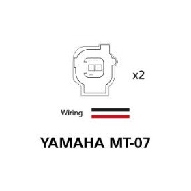 Posūkių signalų laidų jungtis Yamaha MT-07