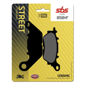 SBS HF Street 858HF Ceramic Organic Brake Pads Yamaha T / XC / YSR / YBR / YS 125-135cc 08-24
