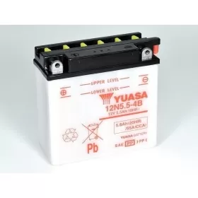 Battery YUASA - 12N5.5-4B 12V 5.8Ah without Acid Pack