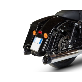 ZARD 4.33 Inches Slash-Cut Slip-Ons Muffler Harley Davidson FLHR / FLHT / FLHX / FLTRU / FLTRXS 1750-1923cc 17-20