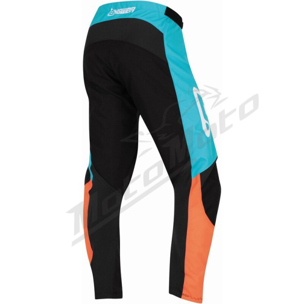 ANSWER A22 Syncron Prism Pants Turquoise/Hyper Orange