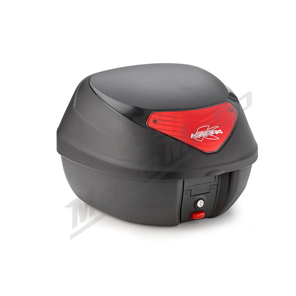 KAPPA Monolock Top Case With Red Reflectors 29L