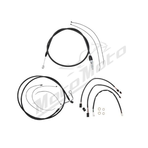 MAGNUM SHIELDING XR Trosų / lynų / elektros laidų prailginimo kompl. juodas 38/43cm Harley Davidson FLTRK / FLTRKSE / FLTRT / FLTRXS / FLTRXST 1750/1977 21-24
