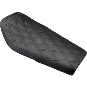 SADDLEMEN Tracker Lattice Stitched Solo Seat Harley Davidson XL / XLH 883-1200 90-03 
