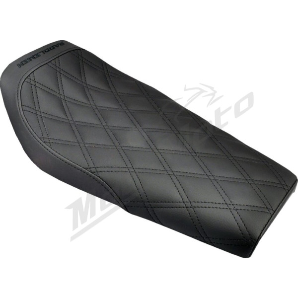 SADDLEMEN Tracker Lattice Stitched Solo Seat Harley Davidson XL / XLH 883-1200 90-03 