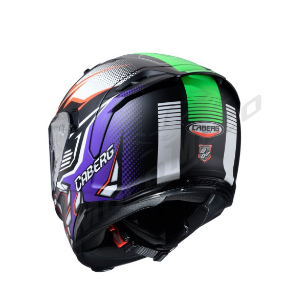 Helmet Caberg Avalon X Gurkha matte black/orange/purple