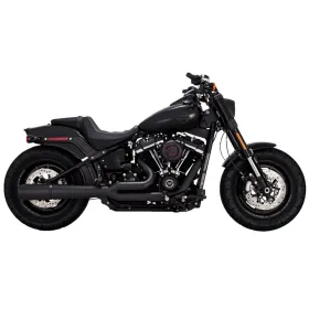 VANCE & HINES Pro Pipe 2-into-1 Exhaust System Black Harley Davidson FLDE / FLHC / FLHCS / FLI 1750-1868cc 18-24