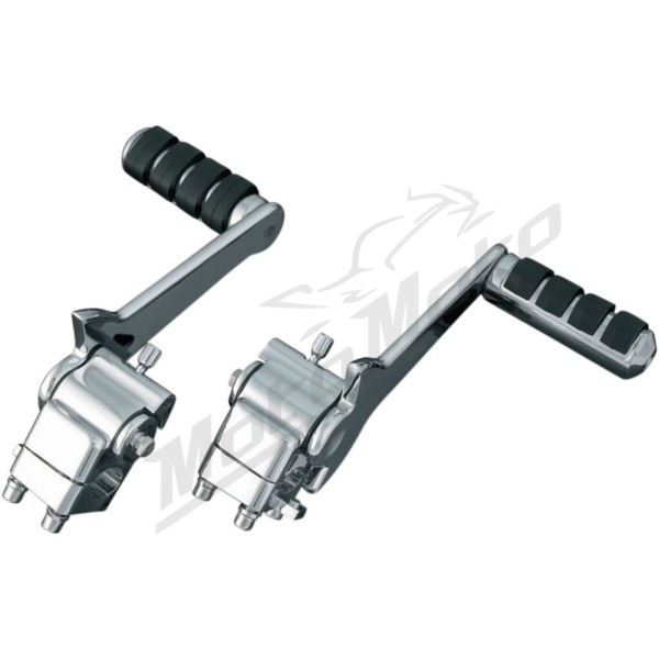 KURYAKYN Adjustable Passenger Pegs and Mount Harley Davidson FLHR / FLHT / FLHRC / FLTR / FLHTC 1584 07-09