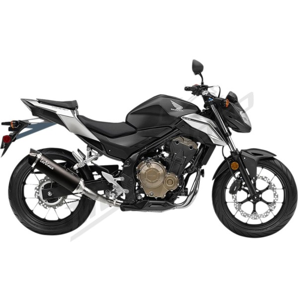 LEOVINCE Nero Slip-On Muffler - Stainless Steel HONDA CB/CBR 500 16-19