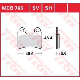 TRW All Round Sintered Metal Brake Pads Beta / GasGas / Sherco 80-301cc 01-22