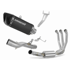 Dominator Full Exhaust System HP6 BLACK + dB killer CF Moto 675 NK 24->