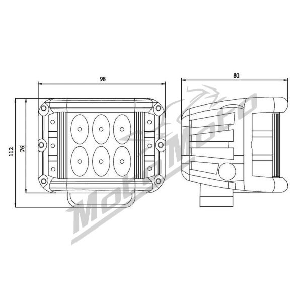 Kinwons Led lightkit Sideshooter 48W