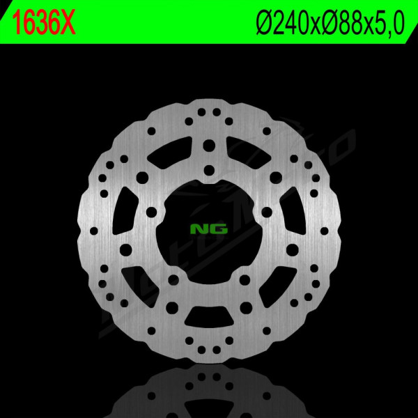 NG BRAKES Rear Fixed Brake Disc 240mm Kawasaki J 125-300cc 17-20