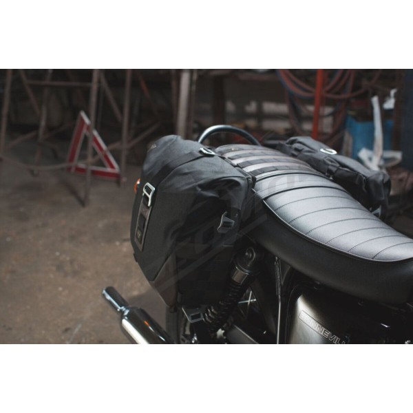 SW-MOTECH Legend Gear LS2 Side Bag System Brown Edition Kawasaki / Moto Guzzi / Triumph / Yamaha 650-1300 99-24