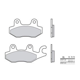 BREMBO Scooter Carbon Ceramic stabdžių trinkelės DAELIM / HONDA / ITALJET / KYMCO / SILENCE / SUZUKI 50-500cc 1997-2024