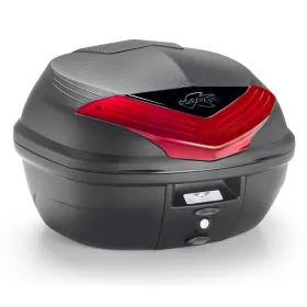 KAPPA Monolock Top Case With Red Reflectors 35L