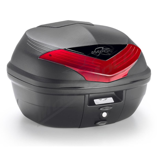 KAPPA Monolock Top Case With Red Reflectors 35L
