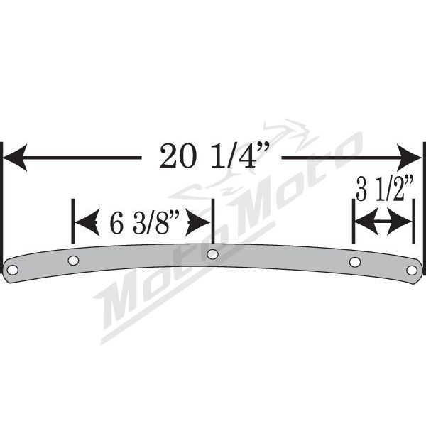MEMPHIS SHADES HD Road King atsarginis priekinis plastikas skaidrus 43x58,5cm Harley Davidson FLHR / FLHRCI / FLHRI / FLHRS / FLHRSI / FLHRXS / 1340-1868 94-24