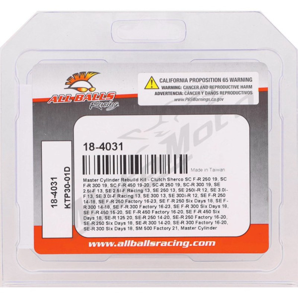 ALL BALLS Sankabos cilindriuko remonto kompl. Sherco SE / SEF / SC 125-450 12-25