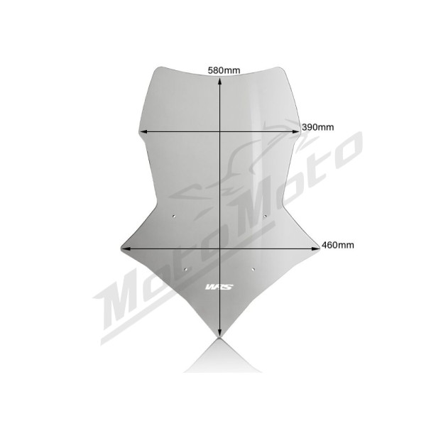WRS YA004F TOURING Windscreen Smoke Yamaha MT-09 900cc 18-24