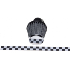 Sport air filter chrome Ø30-38 90°