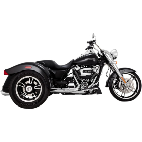 VANCE & HINES Twin Slash Slip-On Mufflers Chrome Harley Davidson FLRT / FLTRT 1750-1868cc 17-25