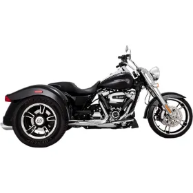 VANCE & HINES "Twin Slash Slip-On" duslintuvai Chrominiai Harley Davidson FLRT / FLTRT 1750-1868cc 17-25