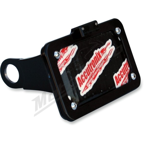 ACCUTRONIX Side Mount License Plate with LED Tag Light Harley Davidson XL 883-1200 04-22