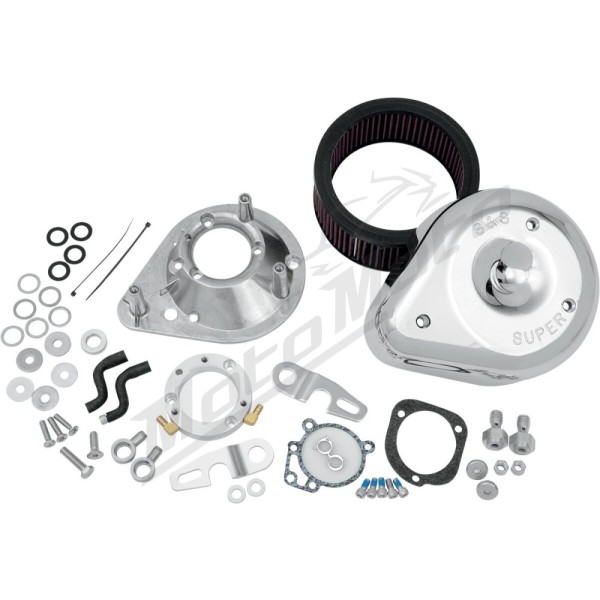 S&S CYCLE Teardrop Air Cleaner Kit Harley Davidson XL / XLH 883-1200cc 91-13
