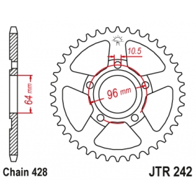 Rear sprocket JTR242